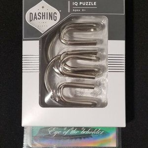 NEW Dashing Fine Gifts IQ Puzzle Interlocking Rings Ages 8+